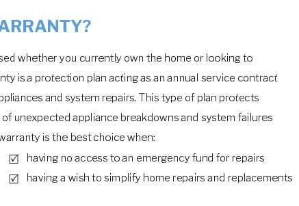 benefits of home warranty